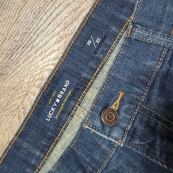 Lucky brand 221 straight medium wash denim jeans - Picture 4 of 12